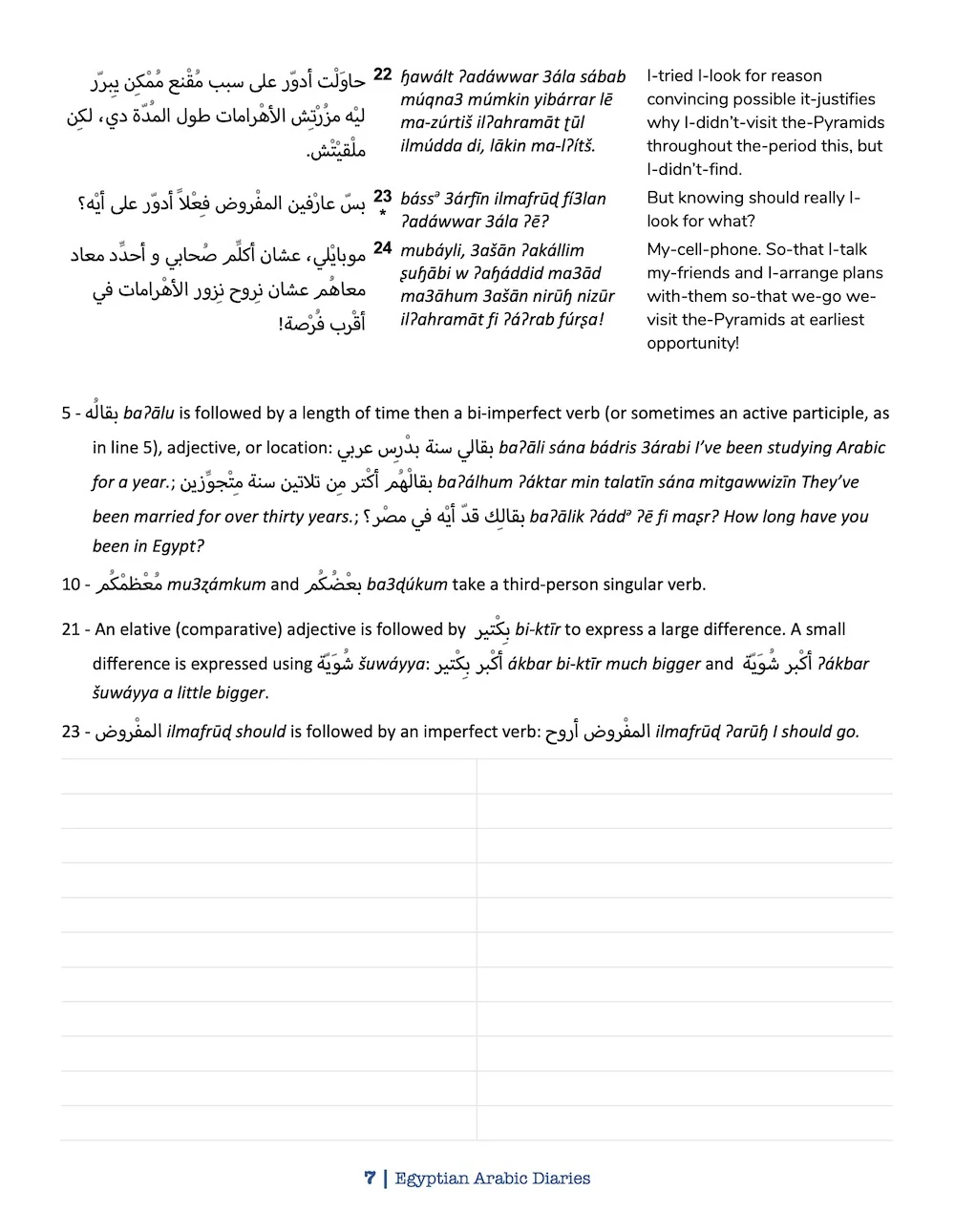 Egyptian Arabic Diaries - Image 9