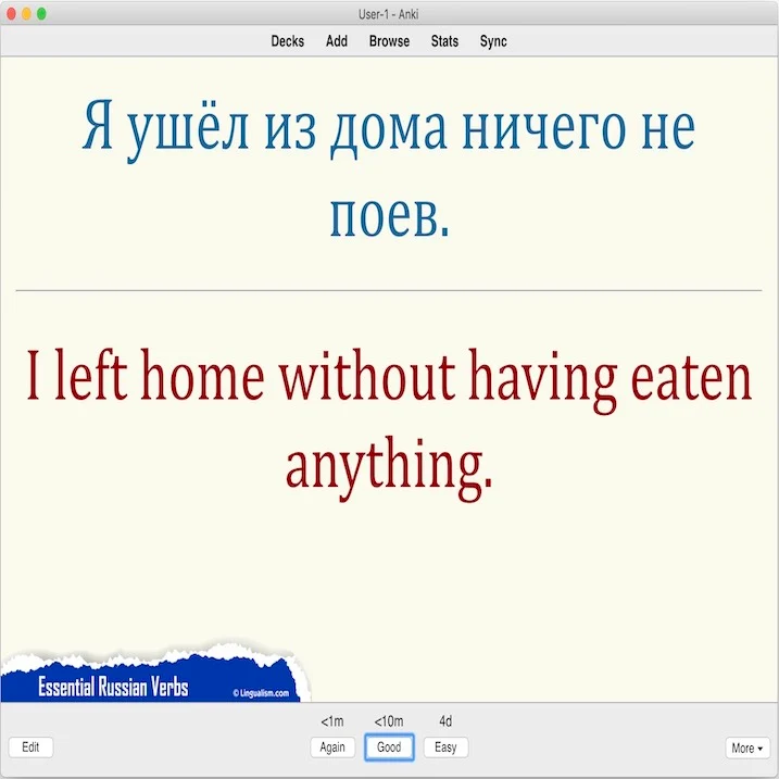 Essential Russian Verbs: Anki Flashcards - Image 7