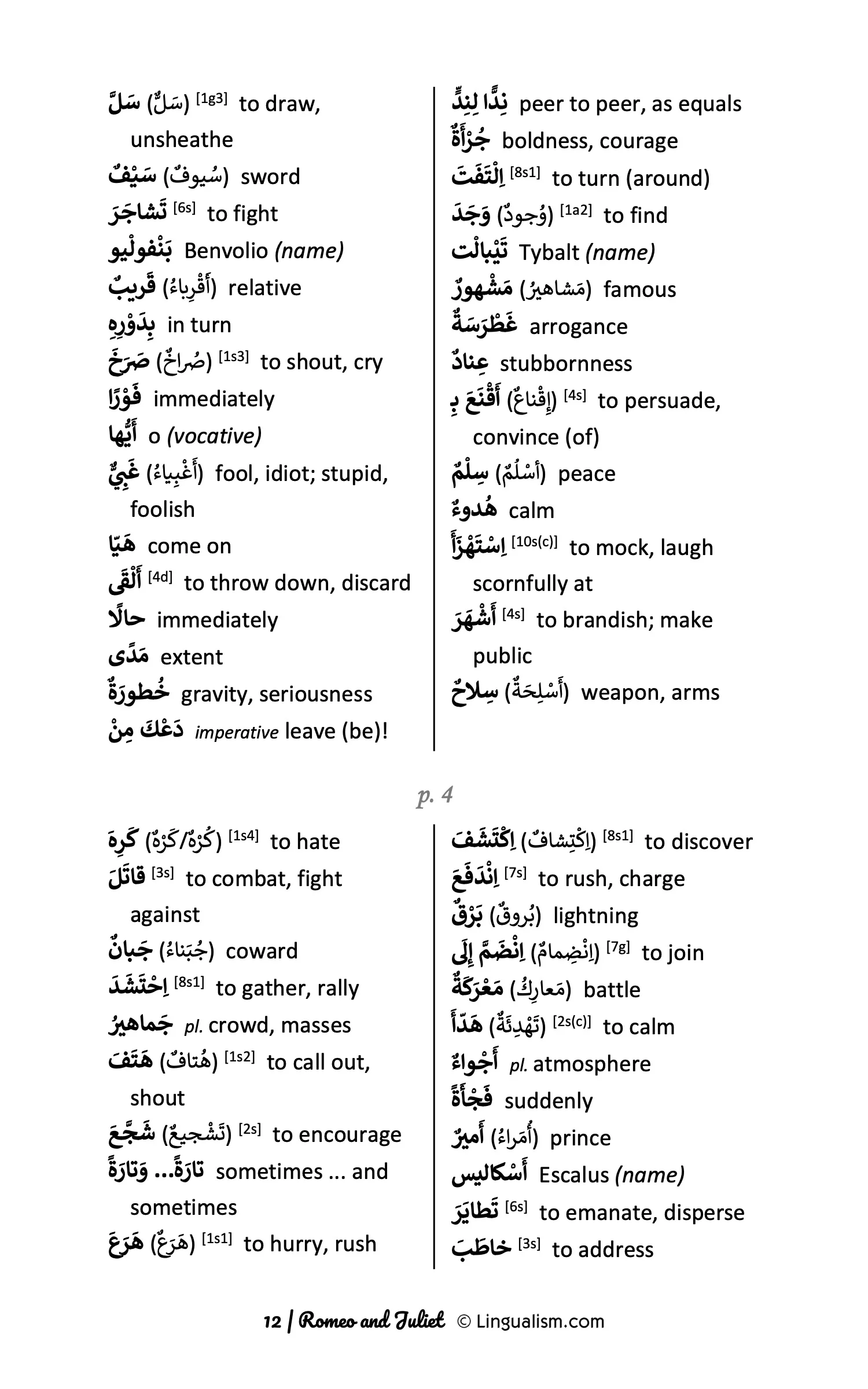 Intermediate Arabic Reader: Romeo and Juliet - Image 13
