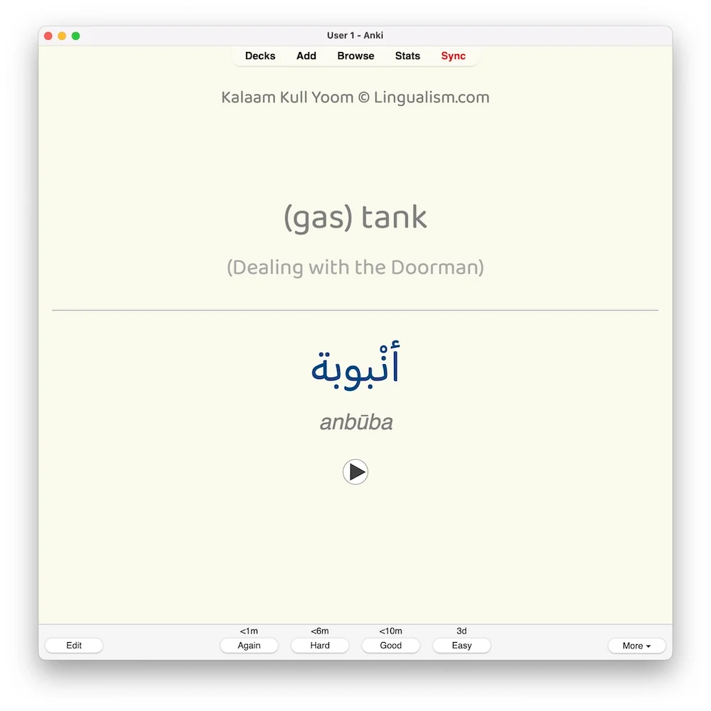 Kalaam Kull Yoom 2: Anki Flashcards - Image 6