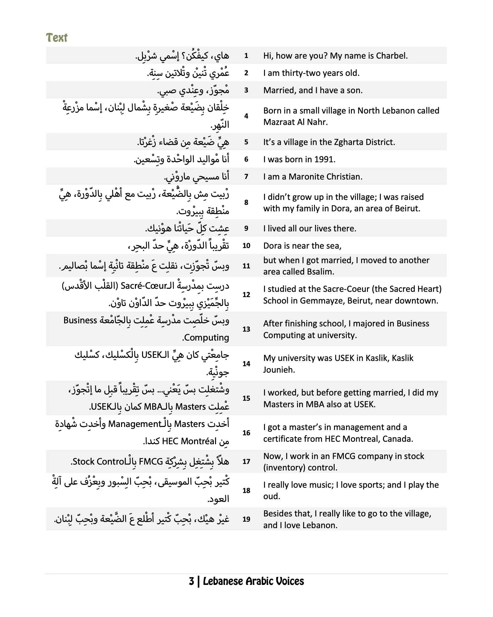 Lebanese Arabic Voices - Image 5