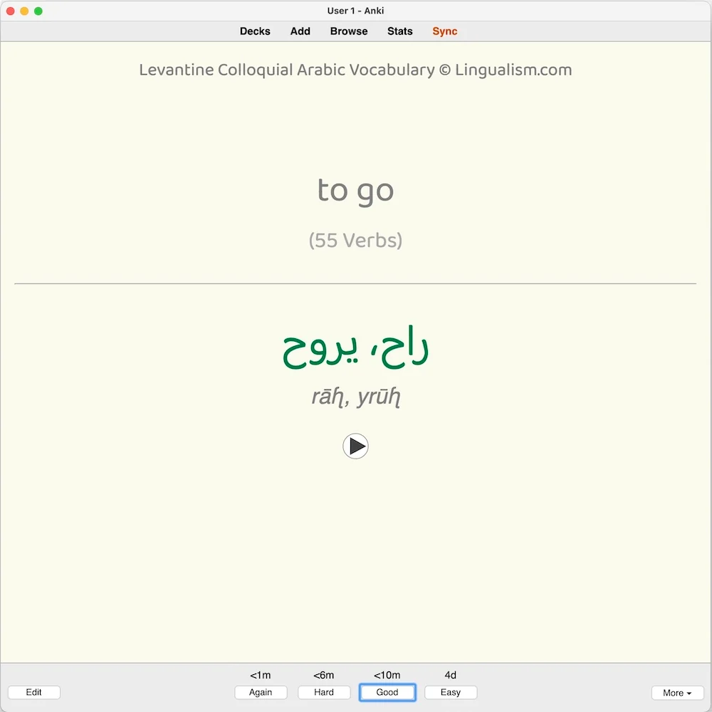 Levantine Colloquial Arabic Vocabulary: Anki Flashcards - Image 9