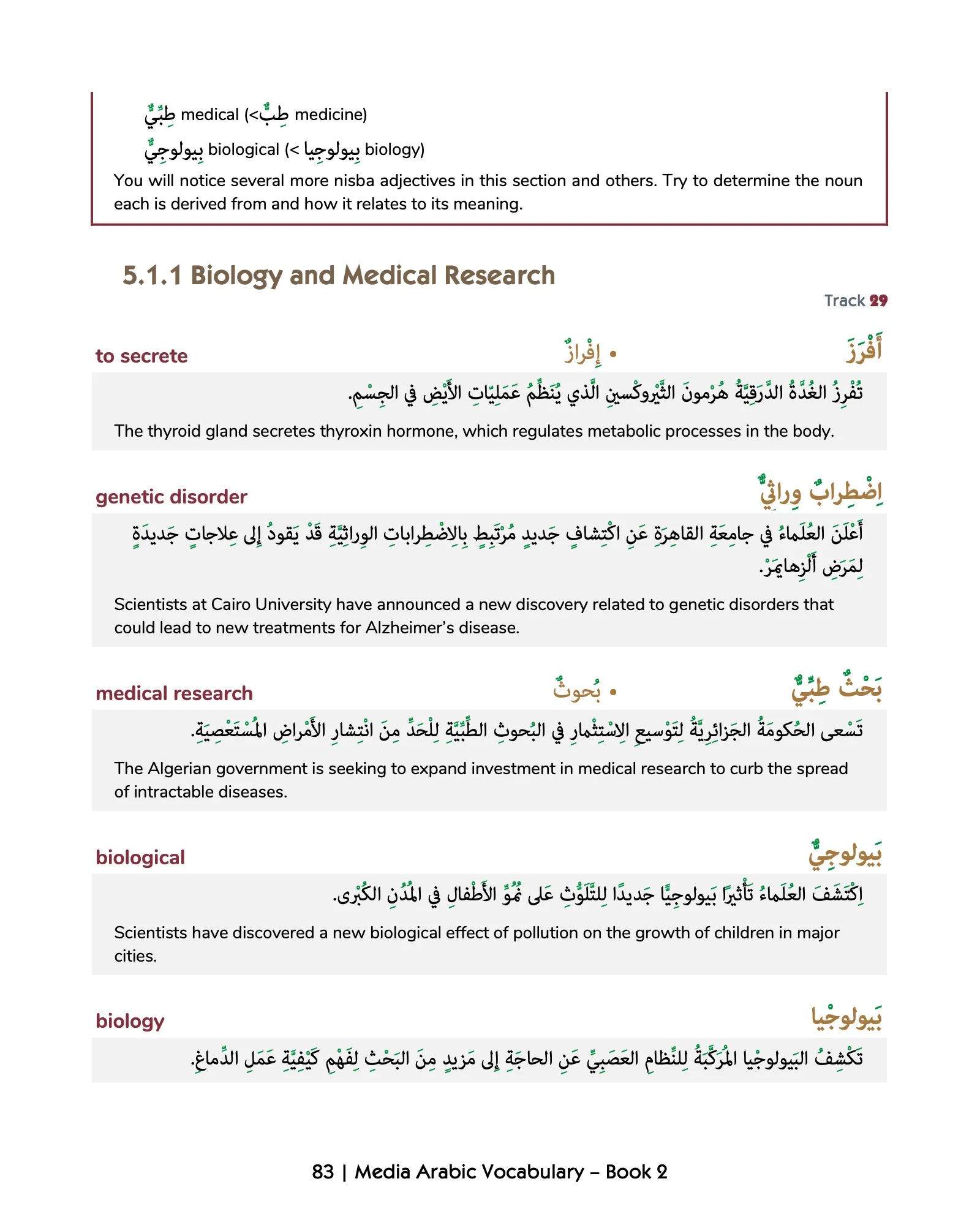 Media Arabic Vocabulary 2 - Image 5
