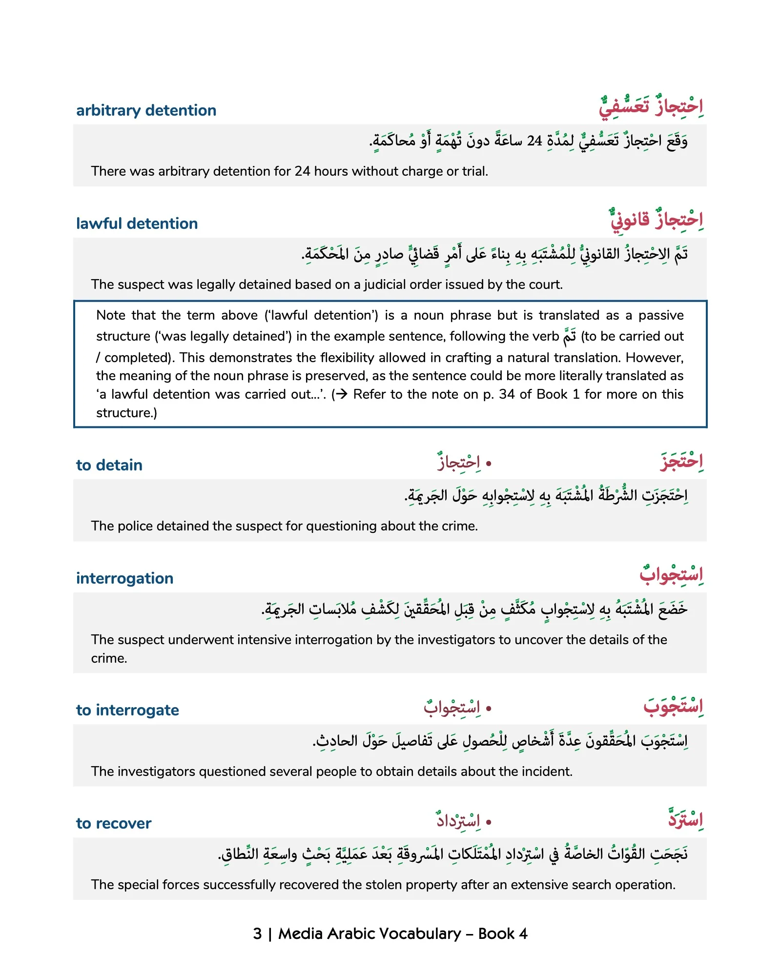 Media Arabic Vocabulary 4 - Image 3