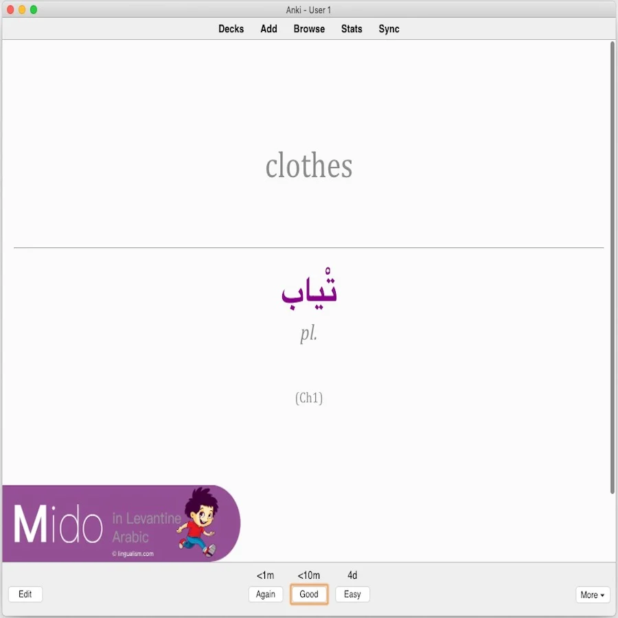 Mido in Levantine Arabic: Anki Flashcards - Image 9