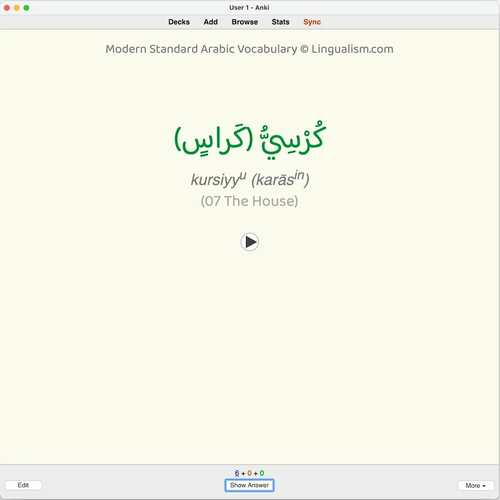 Modern Standard Arabic Vocabulary: Anki Flashcards - Image 2