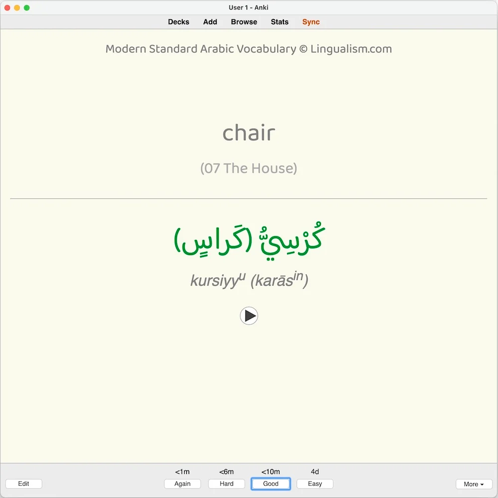 Modern Standard Arabic Vocabulary: Anki Flashcards - Image 5