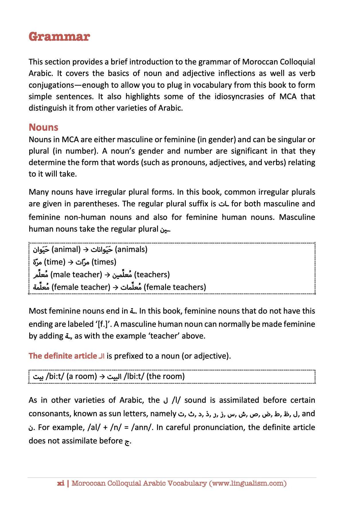 Moroccan Colloquial Arabic Vocabulary - Image 8