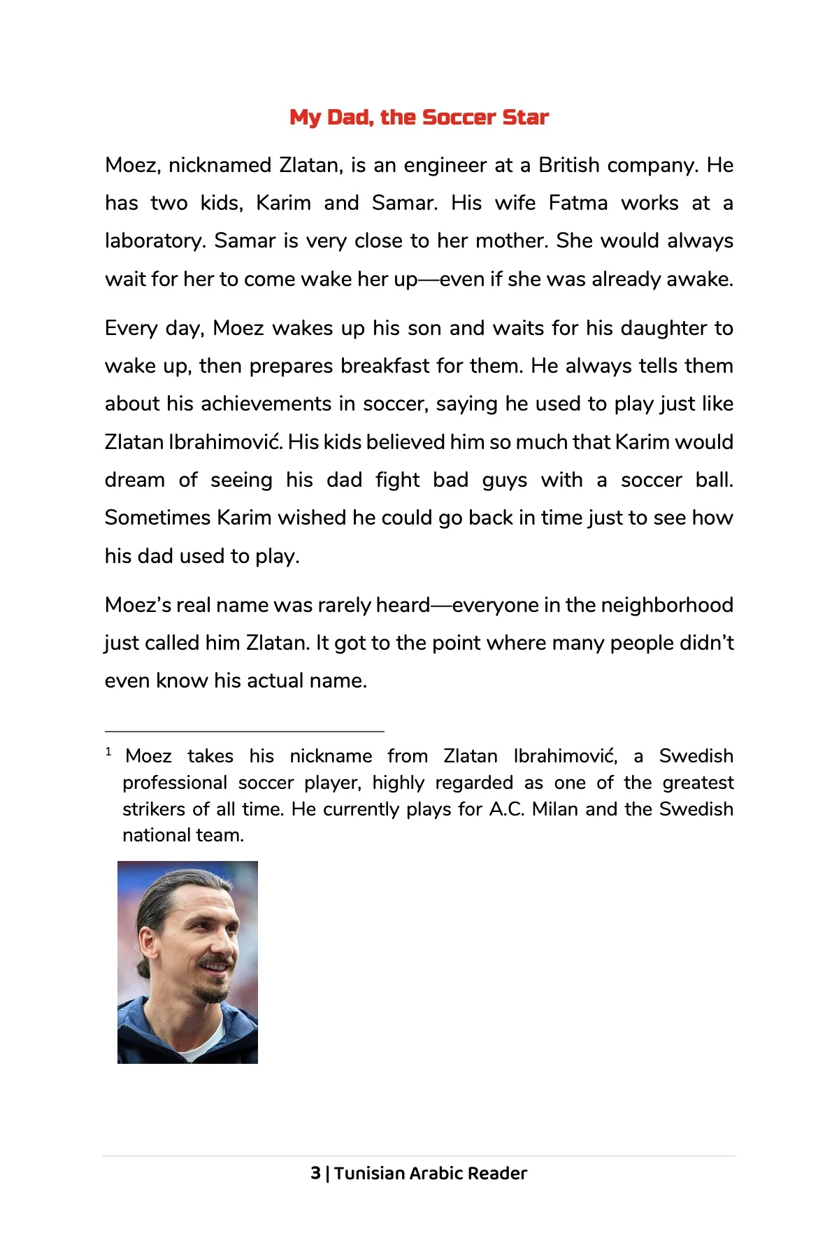 My Dad, the Soccer Star (Tunisian) - Image 3