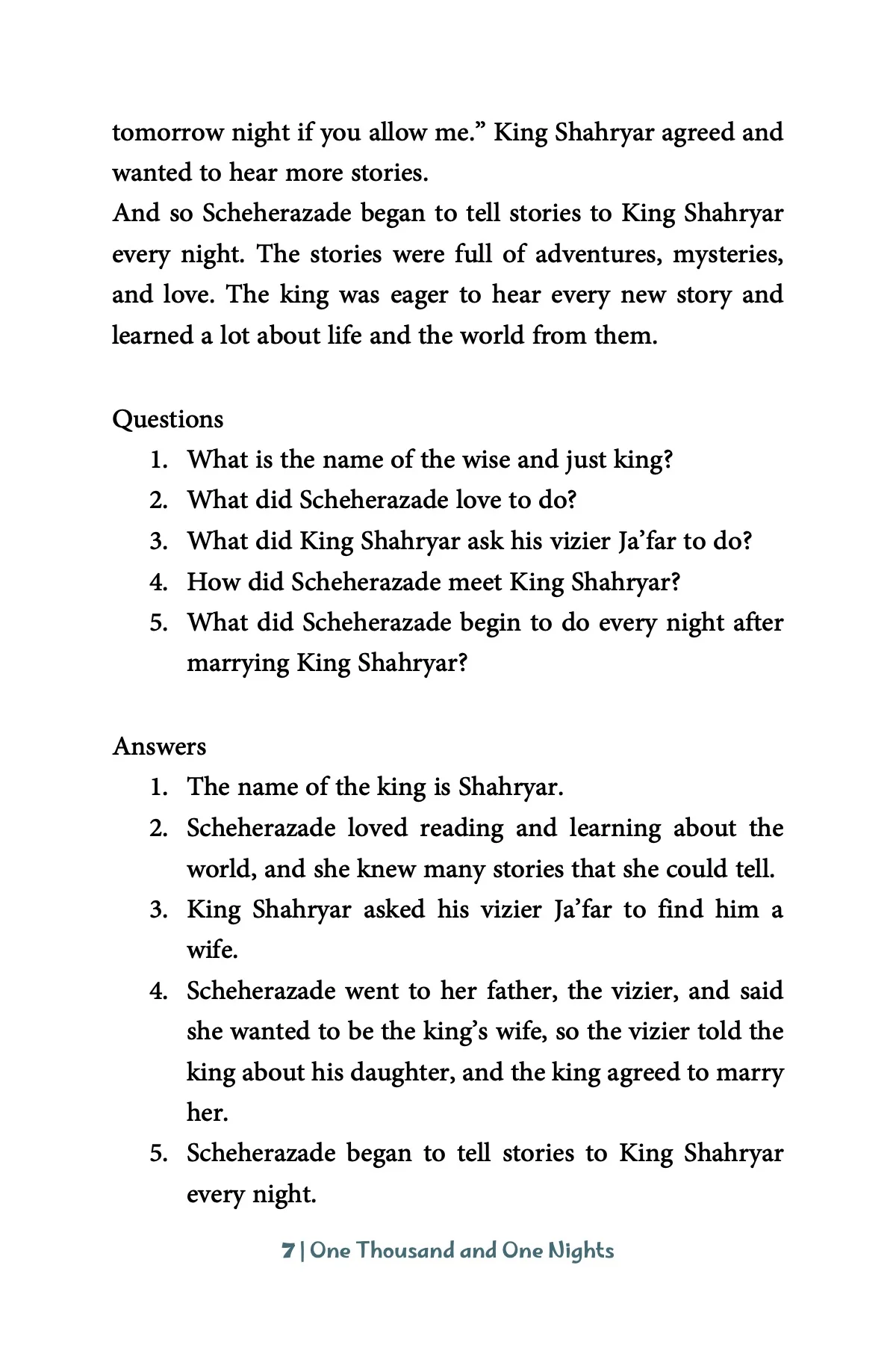 One Thousand and One Nights (Elementary - Levantine Arabic) - Image 8