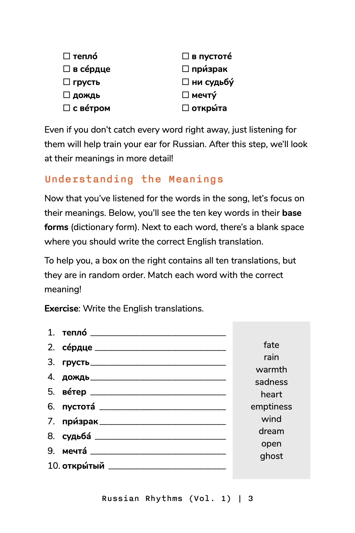 Russian Rhythms (Vol. 1): Learn Through Songs - Image 4