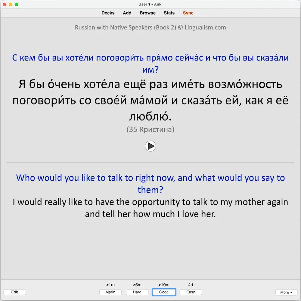 Russian with Native Speakers (Book 2): Anki Flashcards - Image 16